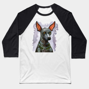 Xoloitzcuintli Watercolor - Dog Lovers Baseball T-Shirt